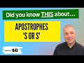 Improve English Grammar Skills - Apostrophes: 's or s'