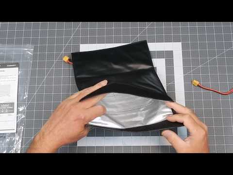 Turnigy Programmable LiPo Battery Warmer Bag - Keeping Your Batteries Warm for Winter Flying.