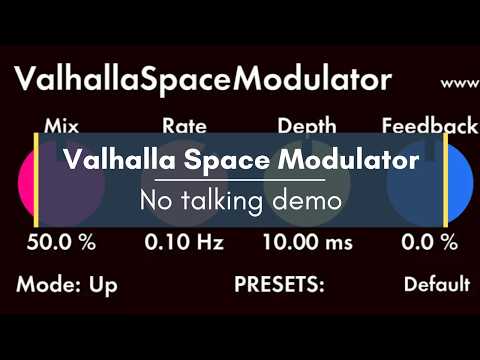 FREE PLUGIN: Valhalla Space Modulator - No talking demo (with voice, guitar, synth)