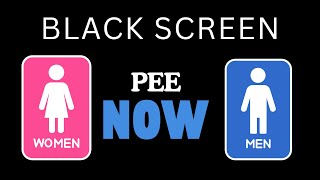 Running Water Sound To Make You Urinate / Pee  (BLACK SCREEN)