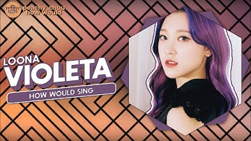 HOW WOULD LOONA SING VIOLETA [BY IZ*ONE] LINE DISTRIBUTION (COLOR CODED)