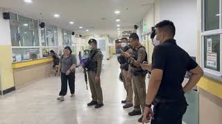 Chinese suspect found with military weapons cache near Pattaya rushed to hospital after seizure