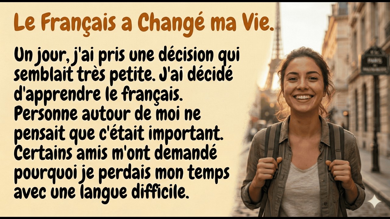 Vous Devez Apprendre le Français | French  Listening Practice (B1)