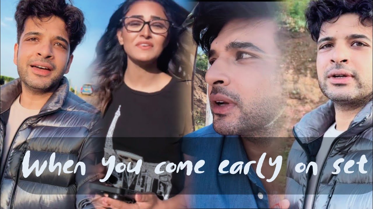 When you come early on set ft Karan Kundrra 😂|Munnar|YKDD|Erica Fernandes|Shoot|Vlog