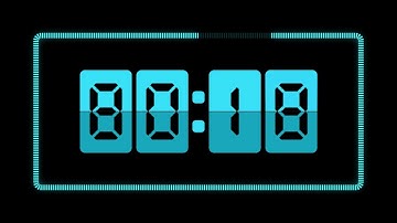 87 minutes Countdown Timer flip clock
