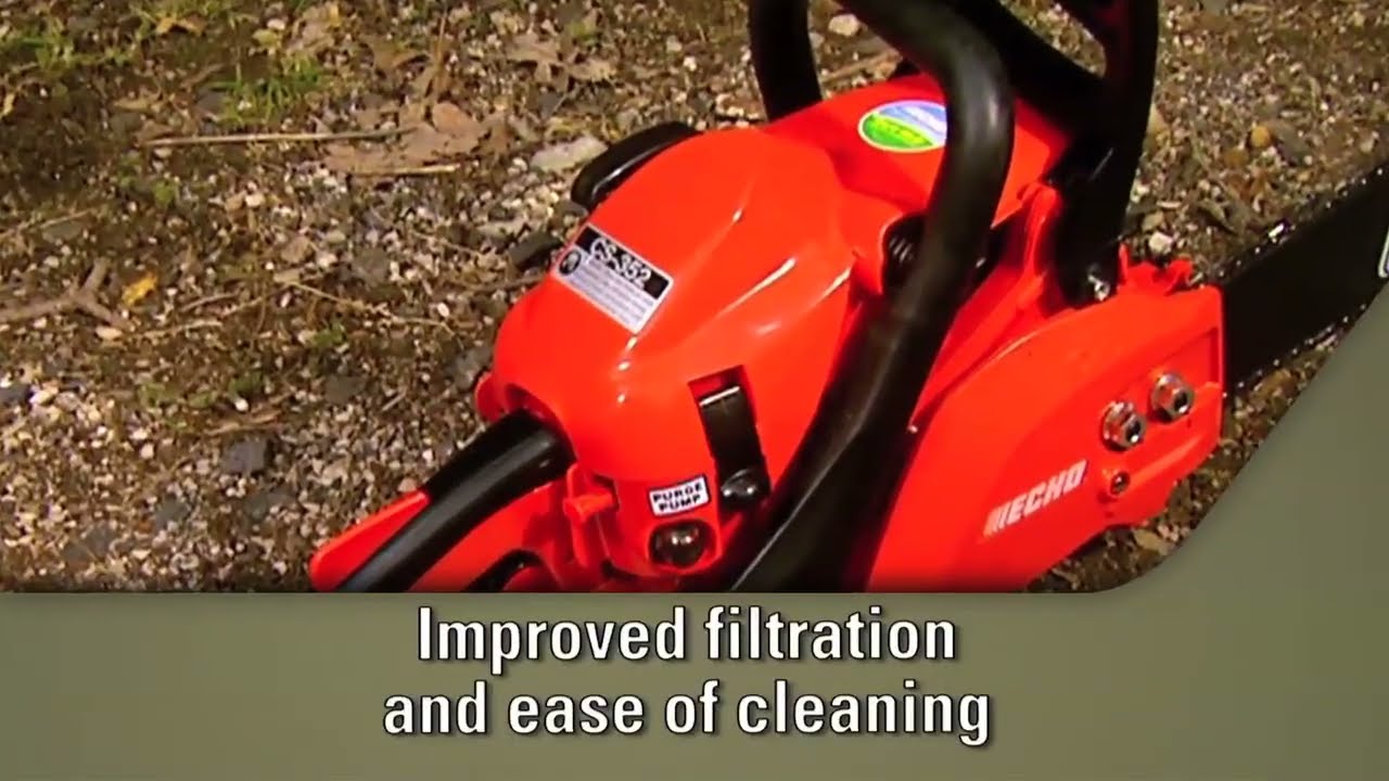 ECHO Chainsaws CS 352 Air Filter Product Knowledge Video