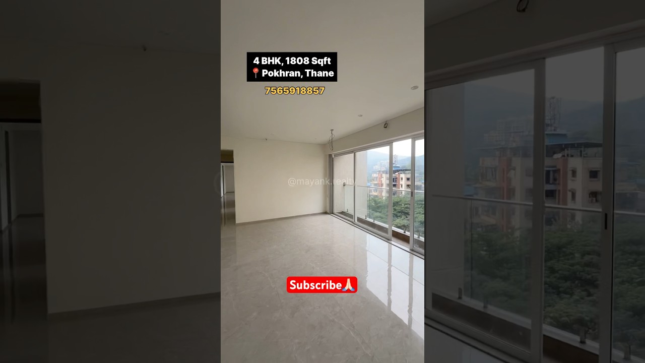 4 BHK || 1808 Sqft || Pokhran Road 2, Thane West 