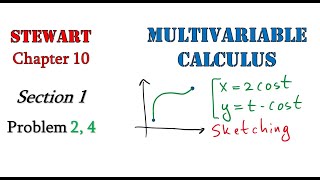Multivariable Calculus - Chapter 10.1: Problem 2, 4 - Stewart