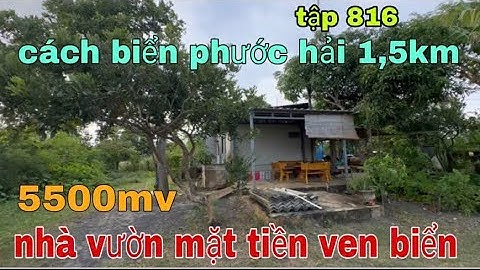 CAM KẾT GIÁ THẤP NHẤT KHU VỰC.CHƯA ĐẾN 3 TRIỆU/MV MẶT TIỀN ĐƯỜNG VEN BIỂN VŨNG TÀU BÌNH CHÂU 