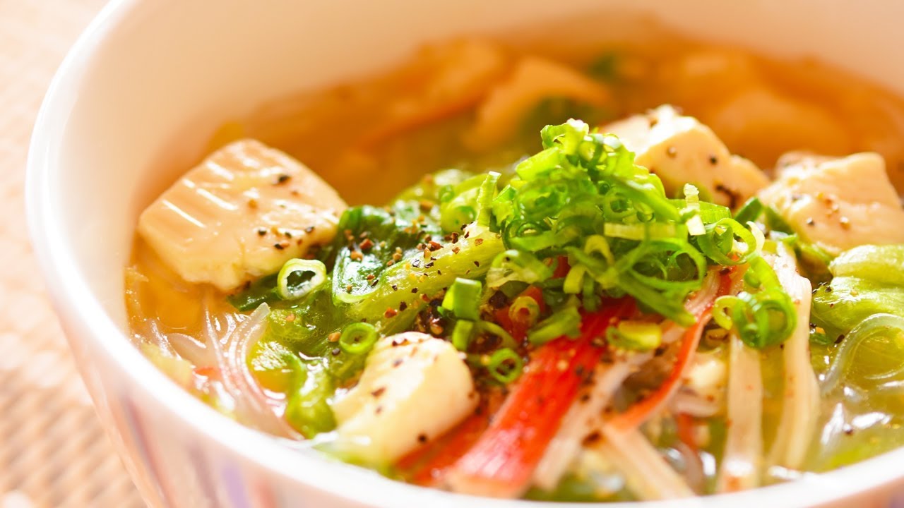 へルシー 低カロリーで満腹 豆腐と春雨の中華風スープ Tofu And Glass Noodle Chinese Soup 料理レシピはparty Kitchen Youtube へルシー 低カロリーで満腹 豆腐と春雨の中華風スープ Tofu And Glass Noodle Chinese Soup 料理レシピはparty Kitchen Youtube