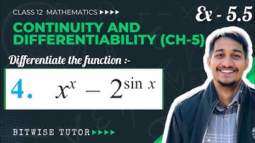 Class 12 Ex 5.5 Q4 Maths | Ex 5.5 class 12 maths q4 | Question 4 exercise 5.5 Class 12