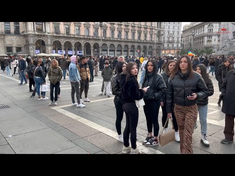    إيطاليا شاهد و كأن ك تتجو ل في مدينة ميلانو الإيطالي ة