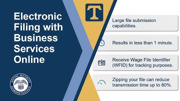 Electronic Filing with Business Services Online