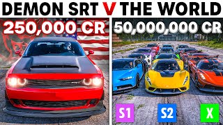 Forza Horizon 5 | Dodge Demon 170 VS The World | Still The Best Value Drag Racing King?