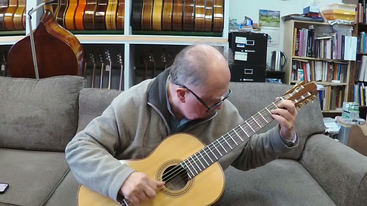 1996 Edmund Blochinger Classical Guitar No. 75 Scales 1e+a 2+