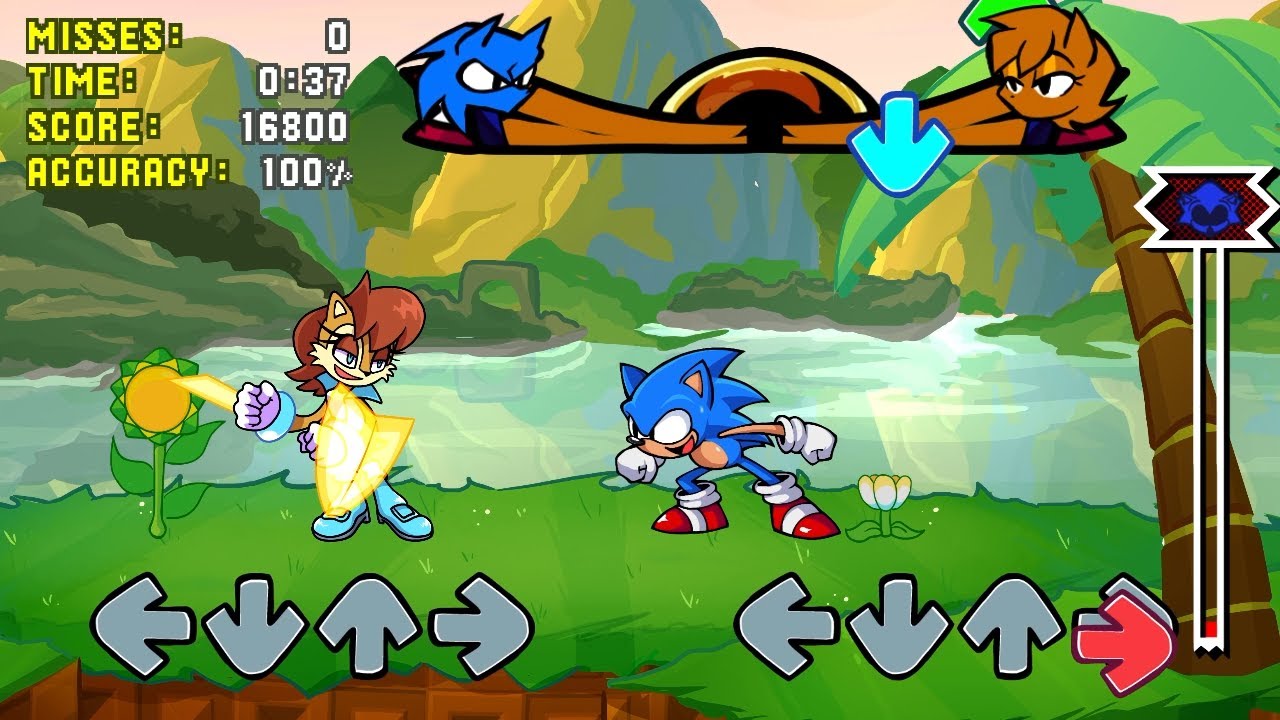 FNF - Spirits of Hell V2 - South Tropics (by KroolKing) - [FC/4k]