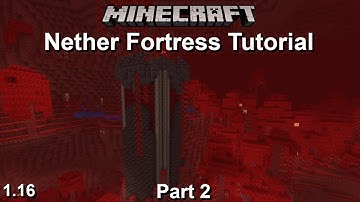 How to Build a Nether Fortress in Minecraft 1.16 | Part 2: Building a Tower | Tutorial