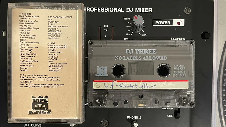 DJ Three - No Labels Allowed Side A (1996 Indie Hip Hop Mixtape)