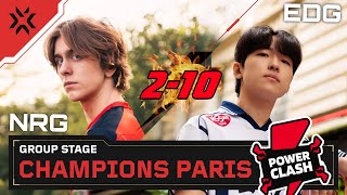 NRG Pulls Off INSANE Comeback After 2-10 Half vs EDG! | VCT Paris
