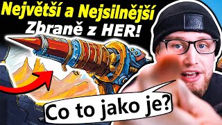 Agrael reaguje na TOP 10 NEJVĚTŠÍCH A NEJSILNĚJŠÍCH HERNÍCH ZBRANÍ!