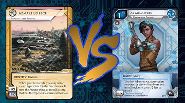 [EN] Android: Netrunner - In English #39 Azmari Glacier VS Az Masterwork