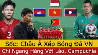 🛑 Sốc: Bóng Đá VN Bị Xếp Ngang Hàng Với Campuchia, Lào và Đông Timor Tại ASIAN CUP | Lỗi Tại Ai??