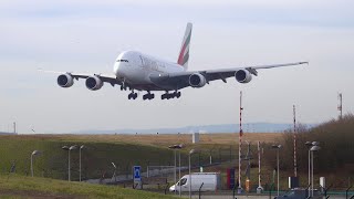 CLOSE LANDING OVER A ROAD at Roissy CDG Airport Plane spotting !!