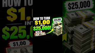 How to turn $1.00 into $25,000. Watch and learn. It’s actually quite easier than you think.