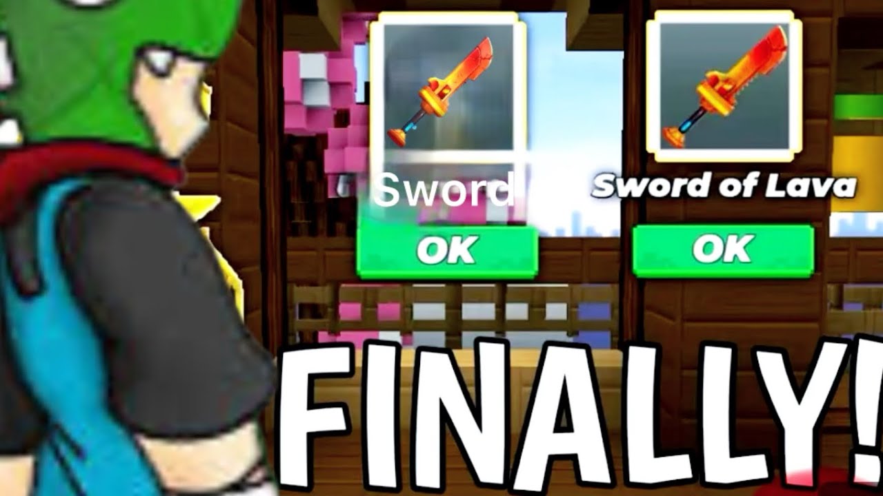 Unlocking old Gold sword skin in BlockManGo bedwars - YouTube