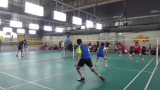 XD 尤春柏/陳惠君vs鍾銘智/郭秀絹(20160925大台北羽球聯盟秋季賽)