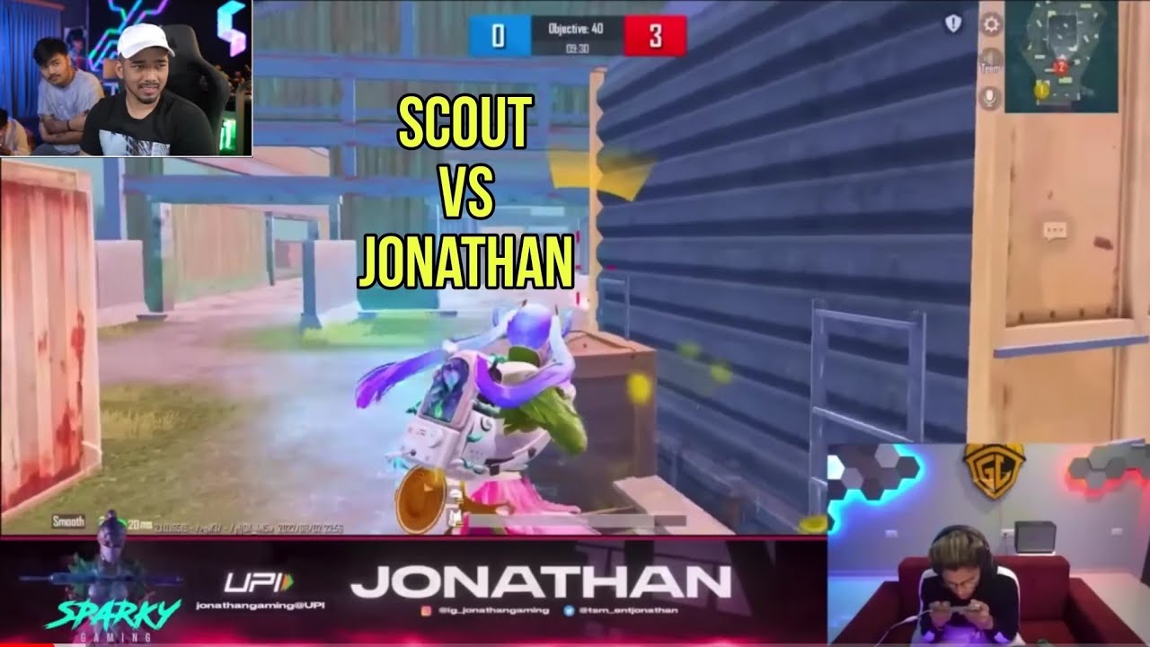 best bgmi tdm march in Jonathan gaming and scout gaming 1 Vs 4 - YouTube
