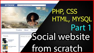 Social Website from scratch - Part 1 - HTML Introduction | PHP | HTML | CSS | MYSQL Database screenshot 5