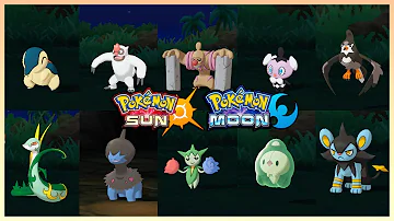 Pokemon Sun & Moon - All Island Scan Pokemon