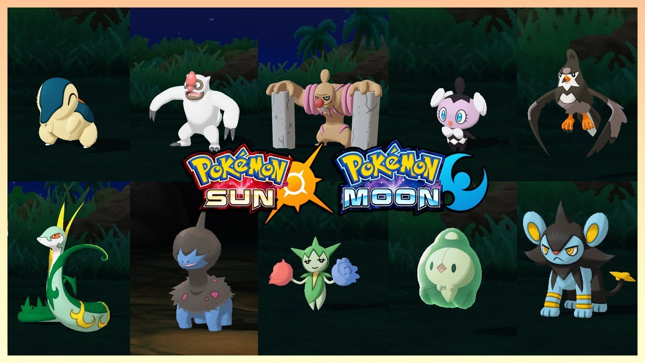 Pokemon Sun & Moon All Scan Pokemon -