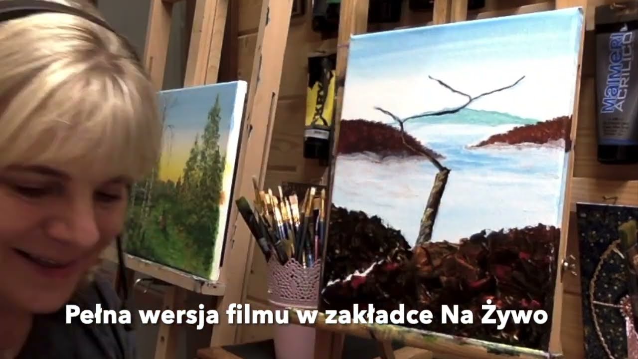 Jak malować sosnę na Sokolicy, TIMELAPSE, skrót live'a 4