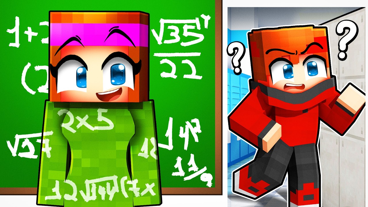 J'utilise l'extrême camouflage pour me cacher à l'école sur Minecraft !