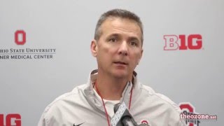 Urban Meyer Talk with the Media on the First Day of Spring Pratice