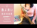 [ Soprano Sax ] 春よ、来い / 松任谷由実 [ ソプラノサックス ]