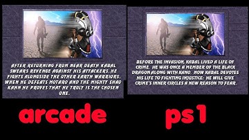 Mortal Kombat 3 - ARCADE vs Playstation