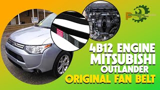 Mitsubishi Outlander 4B12 Engine Fanbelt Installation