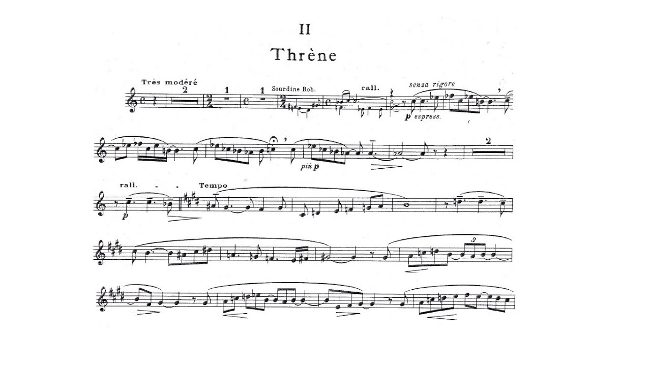 Alfred Desenclos: Incantation, Thrène et Danse (Selina Ott, trumpet) II