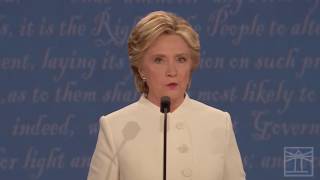 Clinton on the Supreme Court and 2nd Amendment | 3rd Presidential Debate | Election 2016