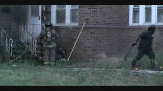 One Of Gary's Finest Goes Down At A Structure Fire