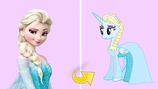 Принцесса Эльза в виде Пони | Princess Elsa as a My Little Pony | Radius