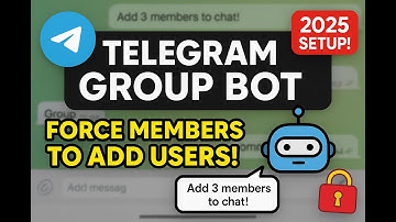 How to Make Telegram Group Members Add Users Before Messaging | Boost Group Growth with Telegram Bot