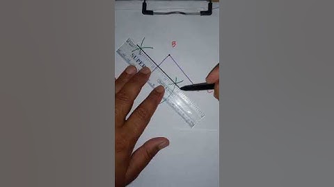 How to draw circle through three non collinear points ?