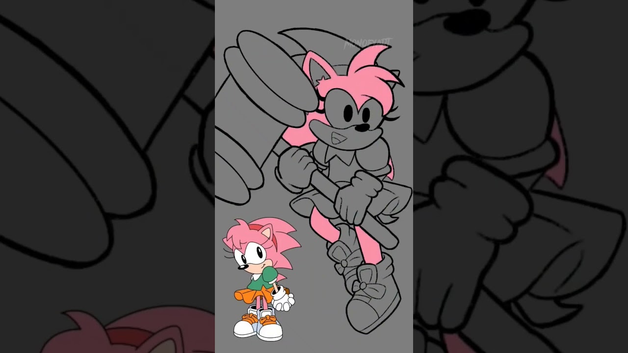 SONIC SUPERSTARS - Classic Amy Speedpaint 