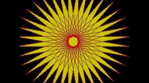 How to create Sun (turtle python) l programming with python