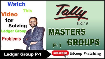 #ledger group in tally in hindi | Part 1