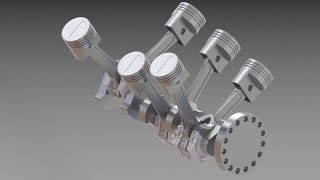 V6 engine modelling and rendering in Solidworks Net Worth